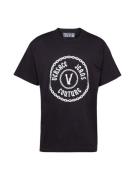 Versace Jeans Couture Paita  musta / valkoinen