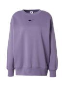 Nike Sportswear Collegepaita 'PHOENIX FLEECE'  violetinsininen / musta