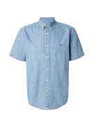 LEVI'S ® Paita 'SS Authentic Button Down'  sininen denim