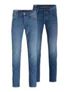 JACK & JONES Farkut 'GLENN ORIGINAL SQ 013/SQ 044'  sininen denim / va...