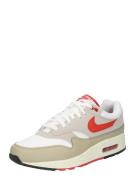 Nike Sportswear Matalavartiset tennarit 'AIR MAX 1'  beige / punainen ...