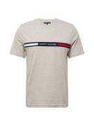 TOMMY HILFIGER Paita  meleerattu beige / laivastonsininen / punainen /...