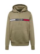 TOMMY HILFIGER Collegepaita  laivastonsininen / khaki / punainen / val...