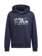 JACK & JONES Collegepaita 'JCOOutdoor'  marine / minttu / pastellinpin...