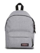 EASTPAK Reppu 'Orbit'  meleerattu harmaa / karmiininpunaine / musta / ...