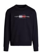 TOMMY HILFIGER Collegepaita  yönsininen / rubiininpunainen / valkoinen