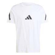 ADIDAS SPORTSWEAR Toiminnallinen paita 'Z.N.E.'  musta / valkoinen