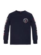 TOMMY HILFIGER Paita  marine / punainen / valkoinen