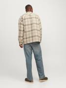 JACK & JONES Paita 'JORVesterbro'  beige / oliivi / villanvalkoinen