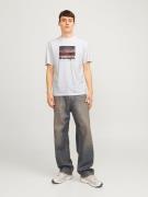 JACK & JONES Paita 'JORBRONX'  marine / roosa / musta / valkoinen