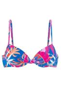 BUFFALO Bikinitoppi  sininen / minttu / vaaleanpunainen / fuksia
