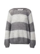 PULZ Jeans Neulepaita 'PZ PEYTON'  harmaa / tummanharmaa