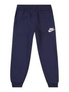 Nike Sportswear Housut 'Club Fleece'  laivastonsininen / valkoinen