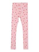 NAME IT Leggingsit  smaragdi / roosa / punainen