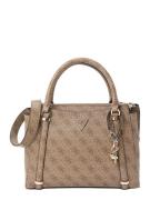 GUESS Käsilaukku 'Eco Erica 2'  beige / tummabeige / kulta