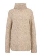 Vero Moda Tall Neulepaita 'VMINGRID'  meleerattu beige