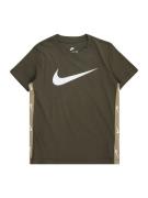 Nike Sportswear Paita 'CLUB+POLY'  khaki / tummanvihreä / valkoinen