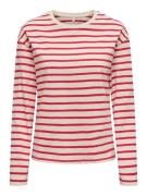 ONLY Paita 'ONLNEW SOPH'  beige / punainen
