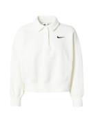 Nike Sportswear Collegepaita  vaaleabeige / musta