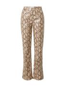 TOPSHOP Housut  beige / vaaleanruskea / tummanruskea / musta