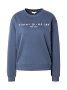 TOMMY HILFIGER Collegepaita  safiiri / valkoinen