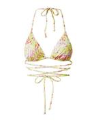 Hunkemöller Bikinitoppi 'Marrakesh'  ruoko / vaaleanpunainen / punaine...