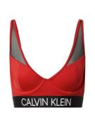 Calvin Klein Swimwear Bikinitoppi  ruosteenpunainen / musta / valkoine...