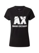 ARMANI EXCHANGE Paita  musta / valkoinen