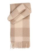 ABOUT YOU Kaulaliina 'ST0805SCARF-4'  beige / ruskea