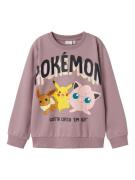 NAME IT Collegepaita 'NKFJIMA POKEMON'  keltainen / malva / roosa / mu...