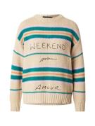 Weekend Max Mara Neulepaita 'ANGUS'  beige / smaragdi / oranssi / must...