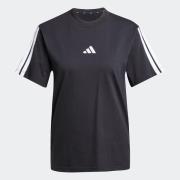 ADIDAS SPORTSWEAR Toiminnallinen paita  musta / valkoinen