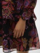 VERO MODA Mekko 'Kara'  keltainen / vaaleanvioletti / oranssi / musta