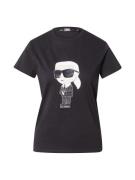 Karl Lagerfeld Paita 'Ikonik 2.0'  musta / valkoinen