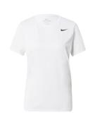NIKE Toiminnallinen paita  musta / valkoinen