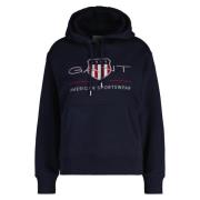 GANT Collegepaita  marine / harmaa / punainen / valkoinen