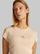 Calvin Klein Jeans Paita  oranssi / villanvalkoinen