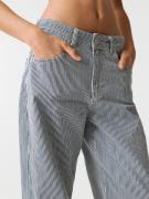 Pull&Bear Farkut  tummansininen / valkoinen