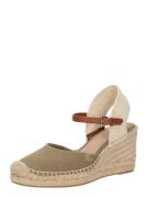 Lauren Ralph Lauren Remmiavokkaat 'ROBBY'  beige / ruskea / oliivi
