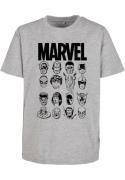 Mister Tee Paita 'Marvel'  harmaa / musta