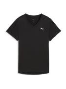 PUMA Toiminnallinen paita 'Tad Essential'  musta / valkoinen
