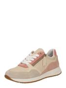 GEOX Matalavartiset tennarit 'BULMYA'  beige / tummabeige / pitaija