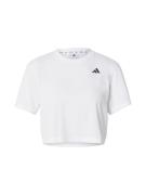 ADIDAS PERFORMANCE Toiminnallinen paita 'Te Min'  musta / valkoinen
