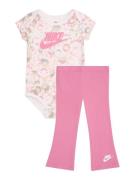 Nike Sportswear Setti  harmaa / vaaleanoranssi / vaalea pinkki / valko...