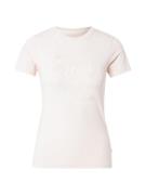 GUESS JEANS Paita  roosa / pastellinpinkki / valkoinen