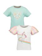 BLUE SEVEN Paita  turkoosi / keltainen / roosa / offwhite