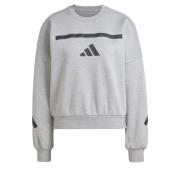 ADIDAS SPORTSWEAR Urheilullinen collegepaita 'Z.N.E.'  harmaa / musta