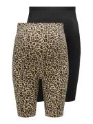 Only Maternity Leggingsit 'OLMLOVELY'  ruskea / vaaleanruskea / musta