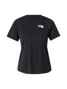 THE NORTH FACE Toiminnallinen paita 'LIGHTBRIGHT'  musta / valkoinen