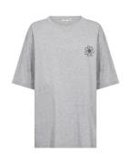 Cream Oversized paita 'Siffa'  vaaleanharmaa / musta